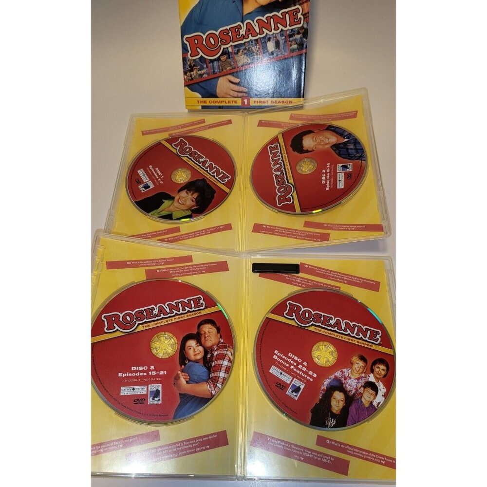Roseanne - The Complete First Season (DVD, 2005, 4-Disc Set)! - Picture 2 of 12
